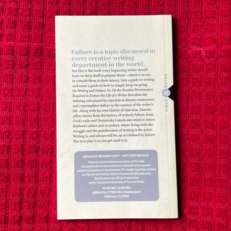 On Writing and Failure