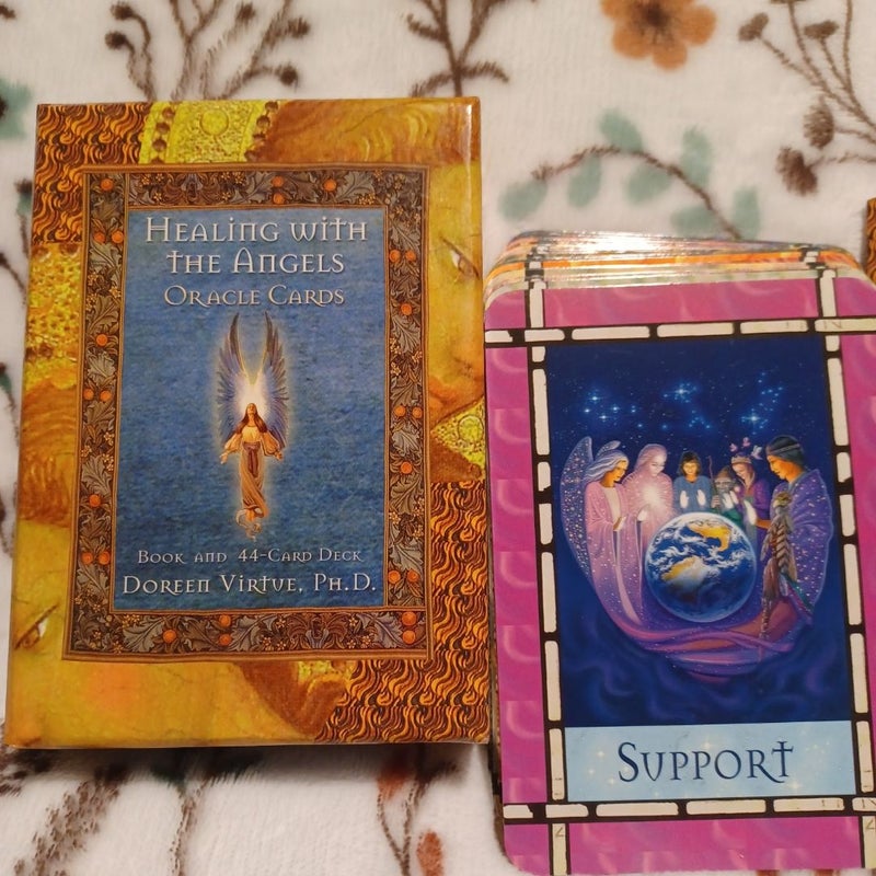 Healing With angels Oracle cards 