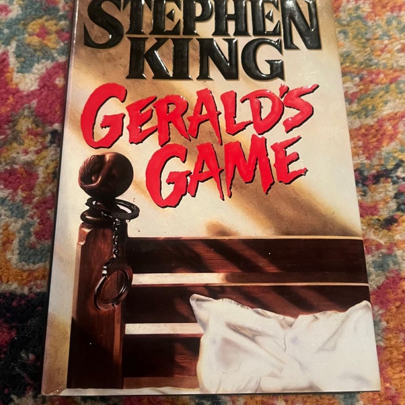 Gerald's Game by King, Stephen Hardcover First Edition Very Good