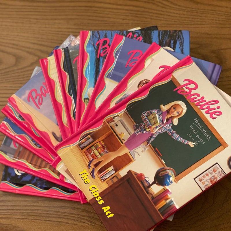 11 Vintage Barbie Books 1990s