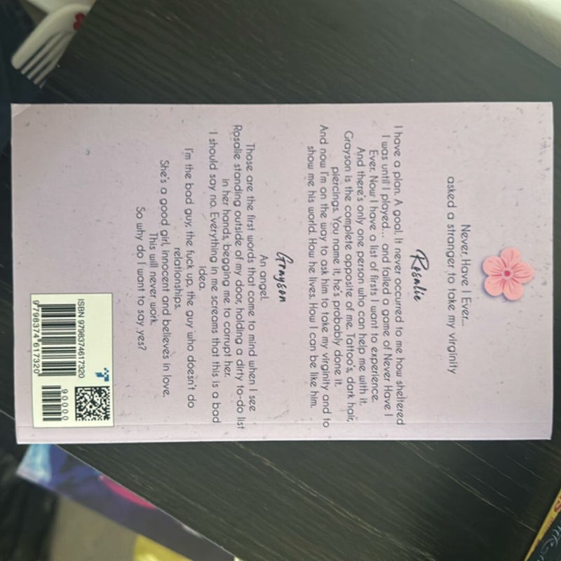 Never Have I Ever - a College Romance Book