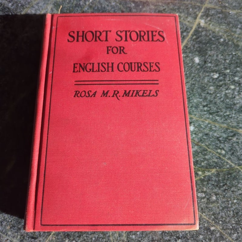 Short Stories For English Courses