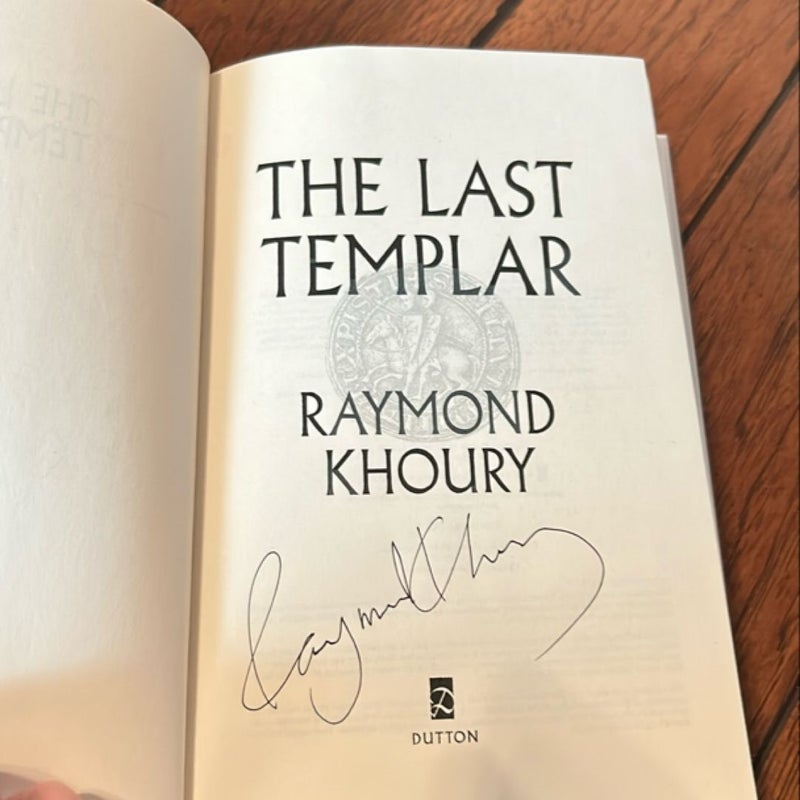 The Last Templar—signed