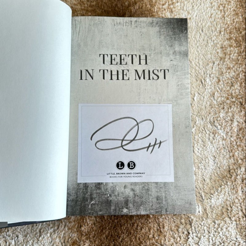 Teeth in the Mist *Hand Signed Bookplate*