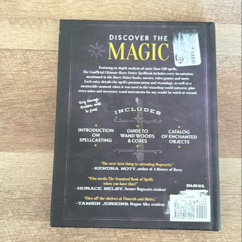 The Unofficial Ultimate Harry Potter Spell Book 