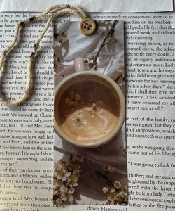 Coffee Themed Bookmark