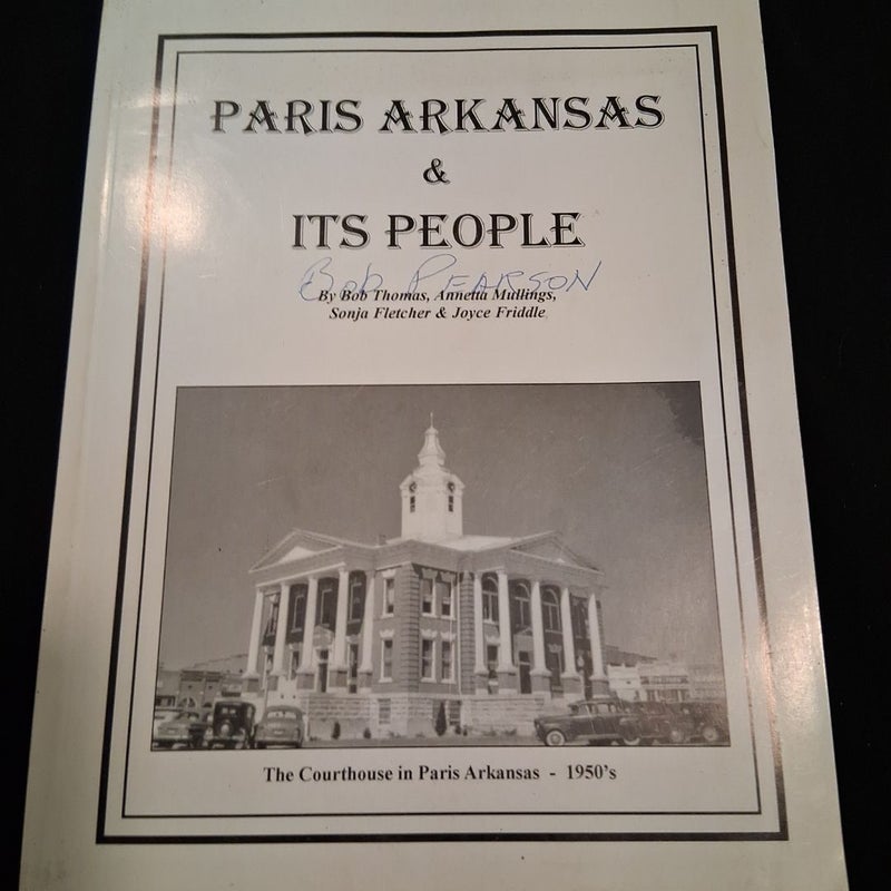 Paris Arkansas and Its People