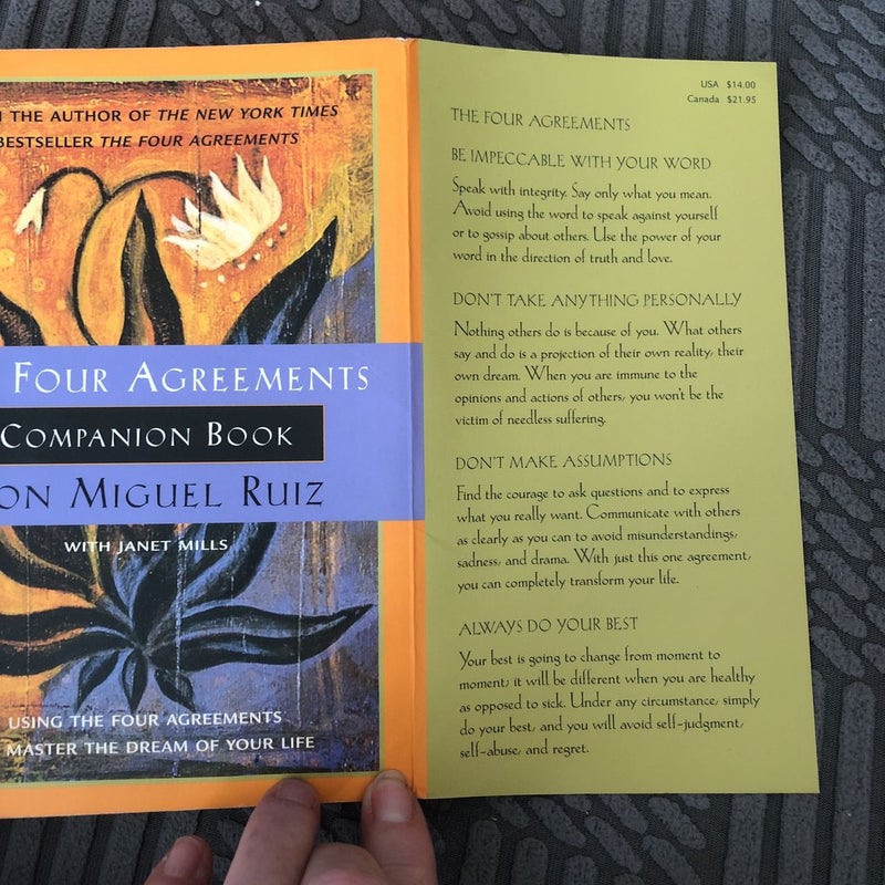 The Four Agreements the Companion Book by Don Miguel Ruiz 