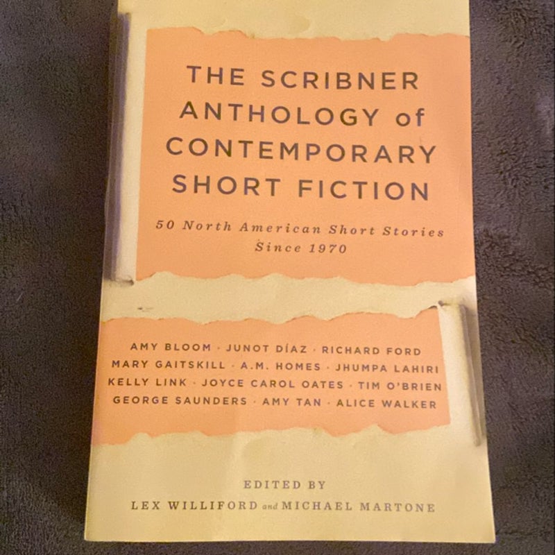 The Scribner Anthology of Contemporary Short Fiction