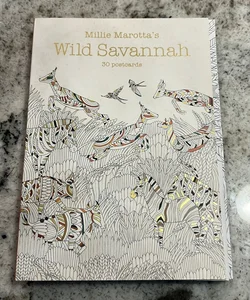 Millie Marotta's Wild Savannah (Postcard Book)