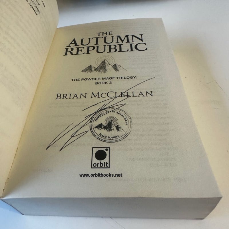 The Autumn Republic (signed)