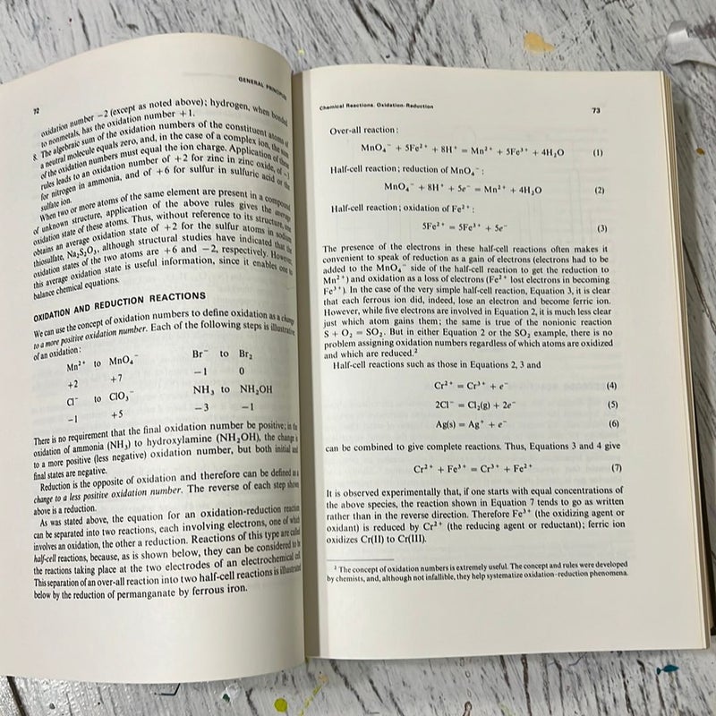 Quantitative Measurements and Chemical Equilibria (1972)