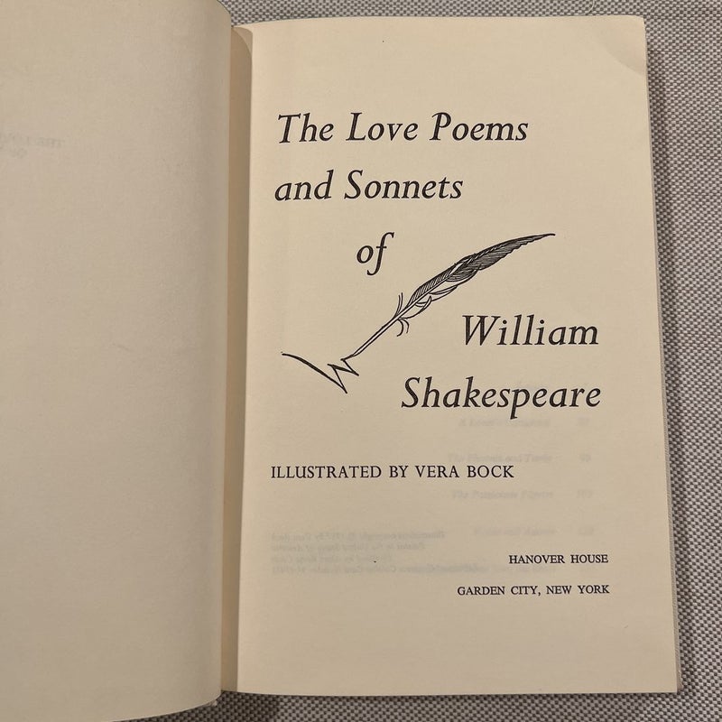 Love Poems and Sonnetts of William Shakespeare
