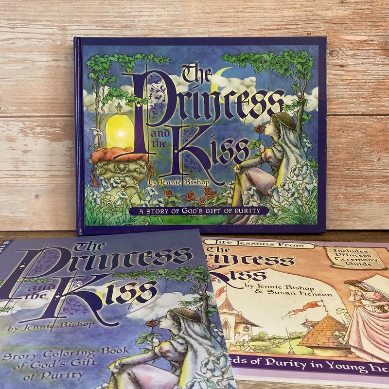 Princess and the Kiss Bundle: Book + Life Lessons From guide + Story Coloring Book