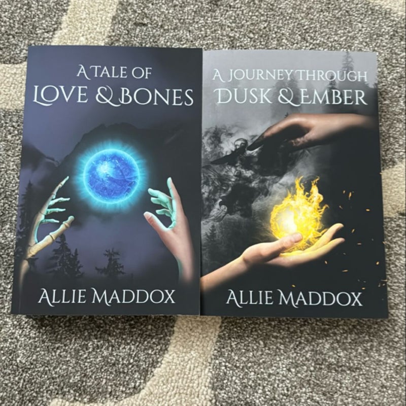 (SIGNED) A Tale of Love & Bones + A Journey Theough Dusk & Ember