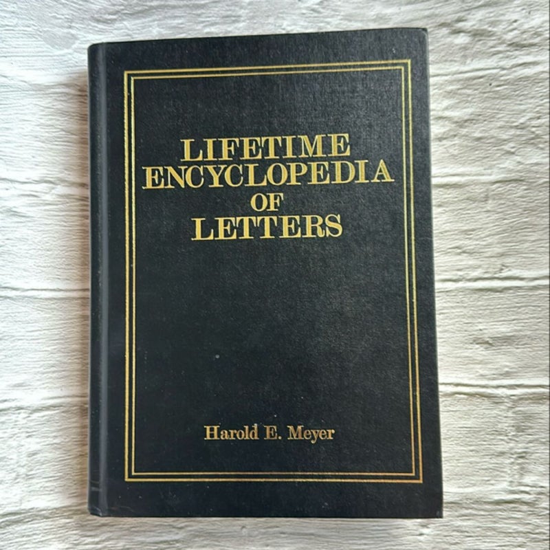 Lifetime Encyclopedia of Letters