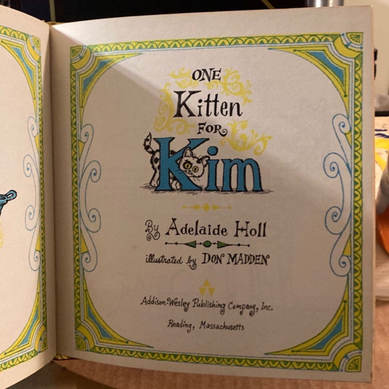 One Kitten For Kim (VINTAGE 1969)