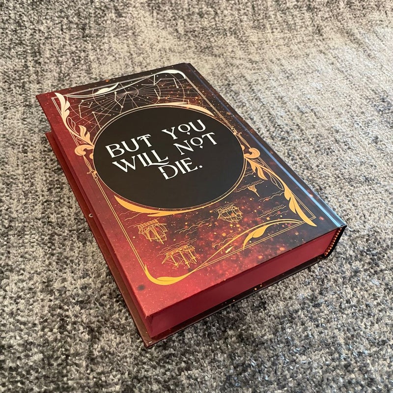 Sword Catcher OwlCrate special edition with sprayed edges