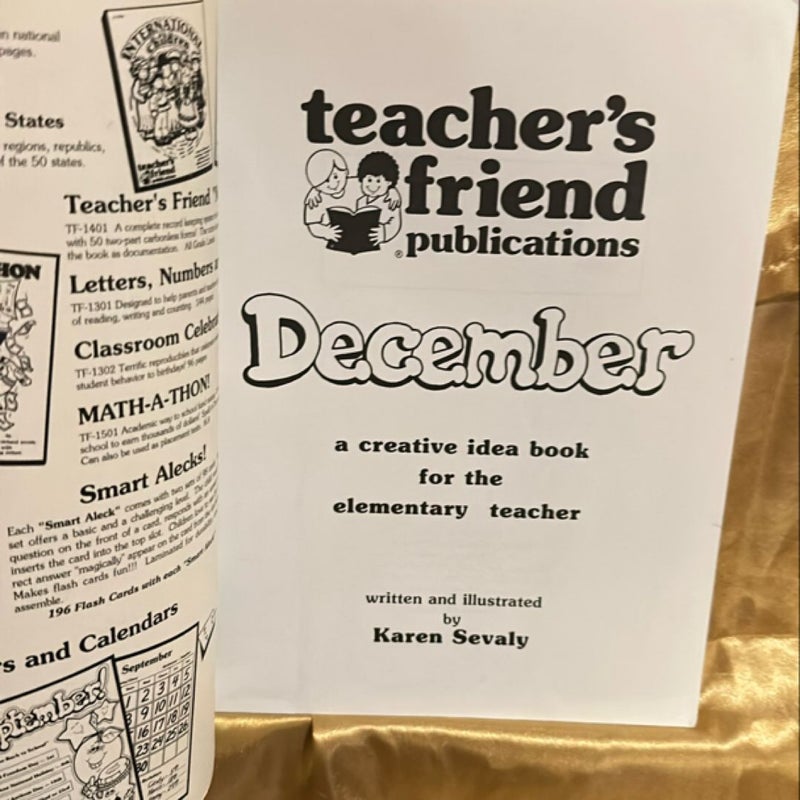 Teacher’s Friend: December Monthly Idea Book