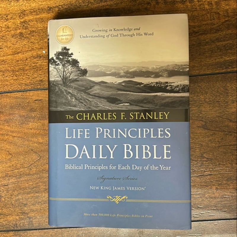 Charles F. Stanley Life Principles Daily Bible