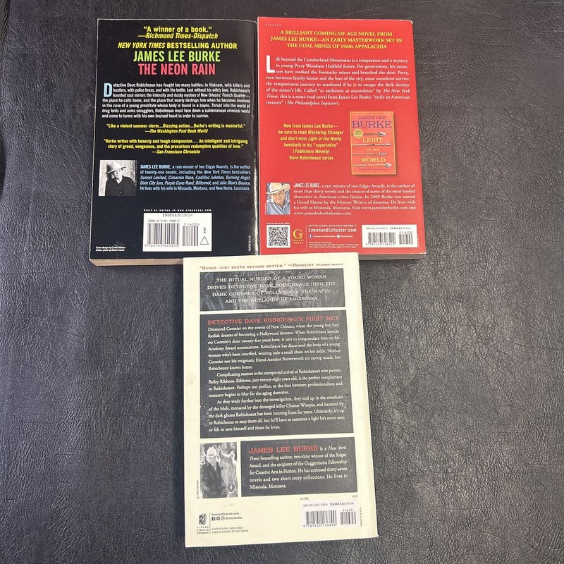 James Lee Burke 3 Paperback Bundle 