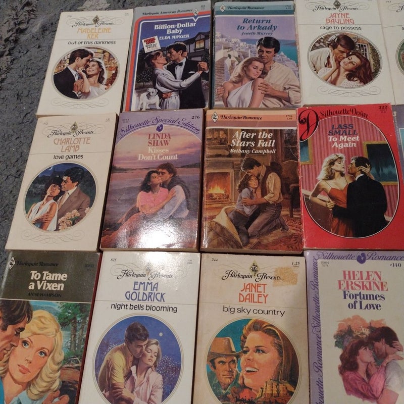 Vintage romance bundle of 40