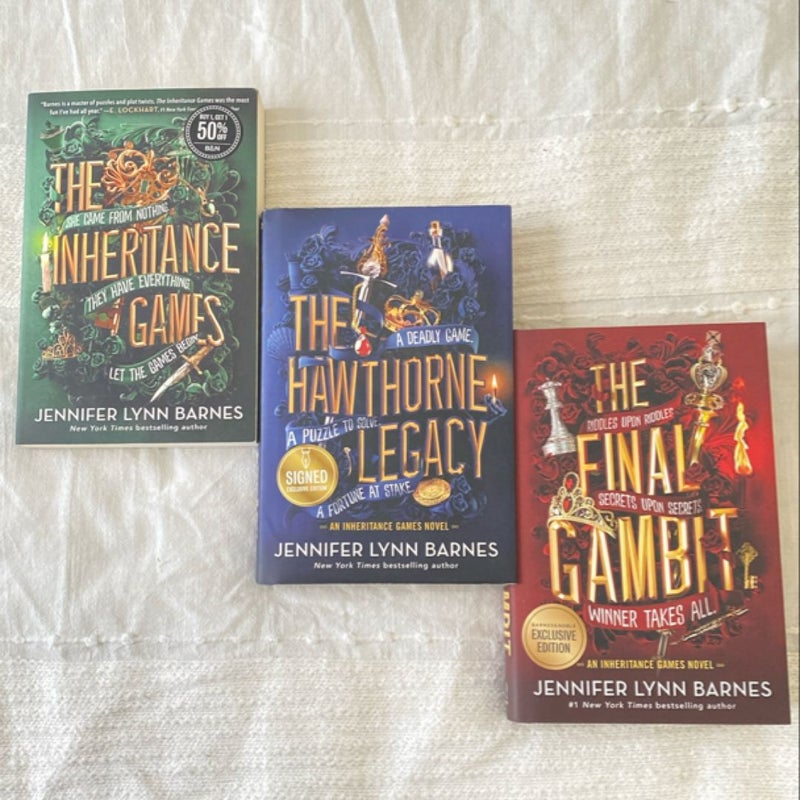 The Inheritance Games Series (All 3 Books!)