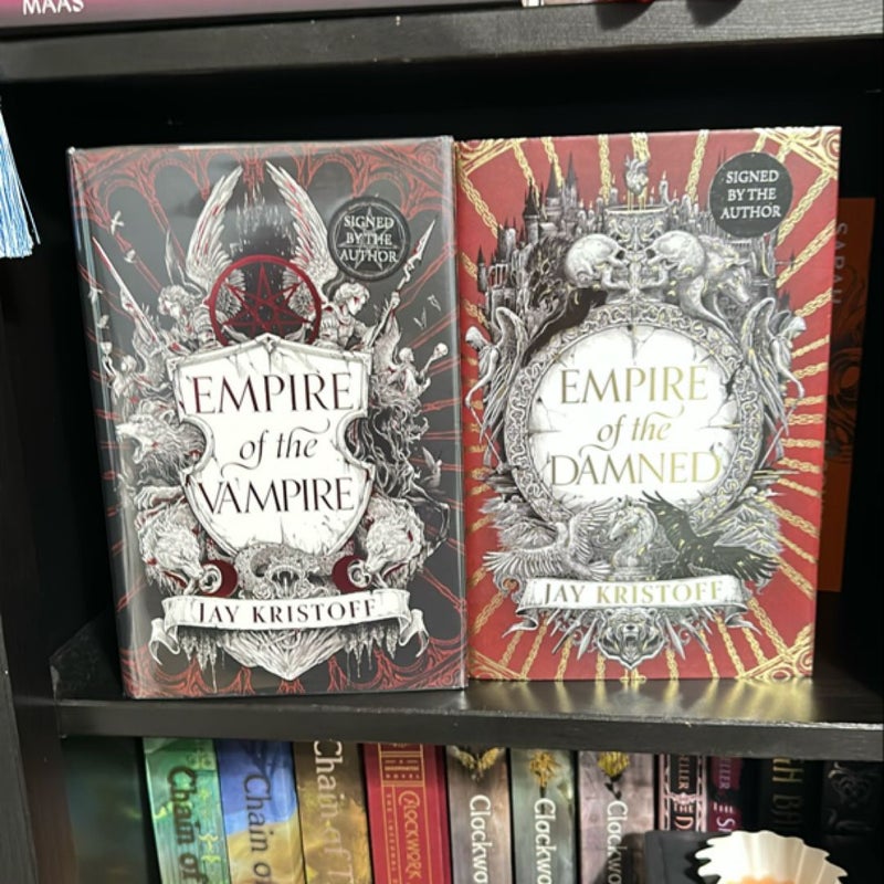 Empire of the Vampire and Empire of the Damned Waterstones Edition