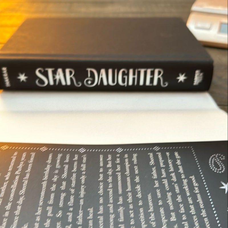 Owlcrate HC Star Daughter-Purple Edges, Signed , 1st Edition, Never read