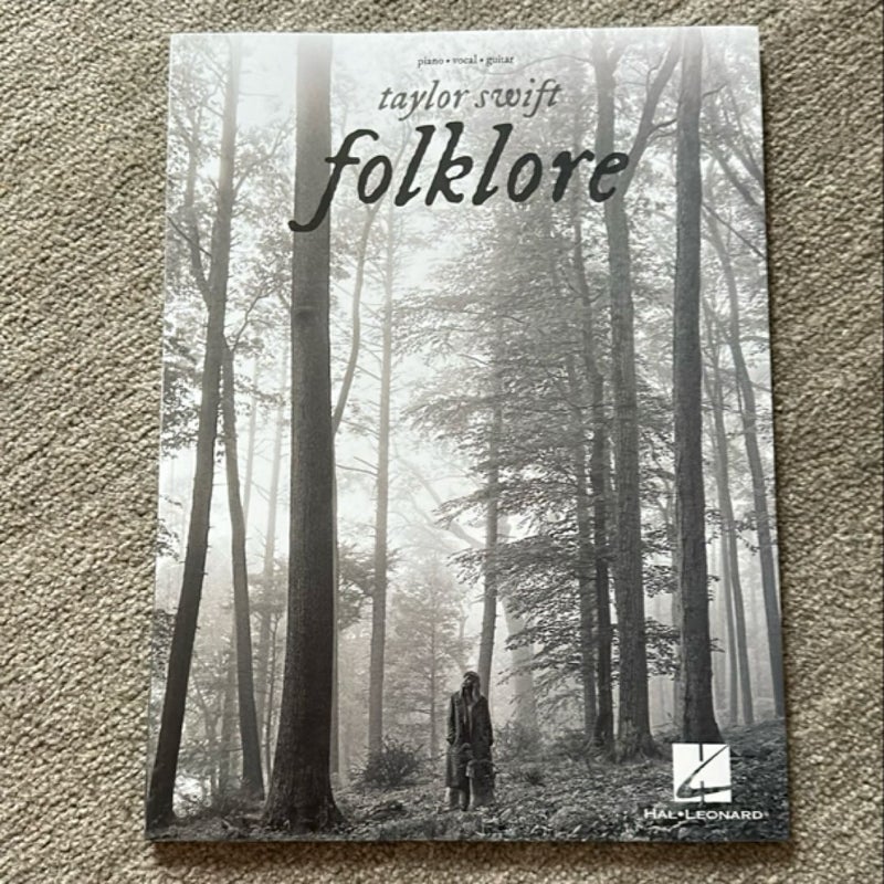 Taylor Swift - Folklore: Piano/Vocal/Guitar Songbook