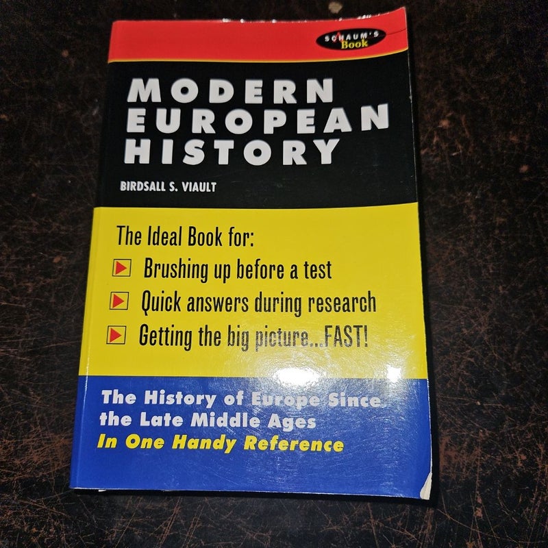 Schaum's Outline of Modern European History