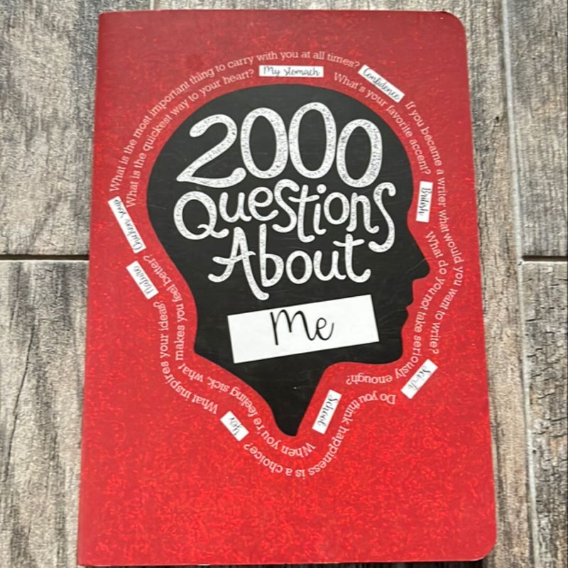 2000 Questions about Me VALUE 152 Pages