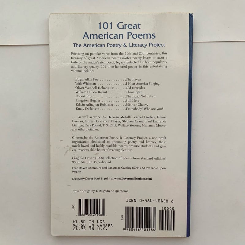 101 Great American Poems