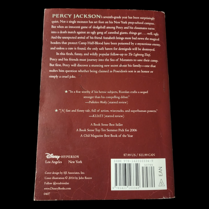 Percy Jackson and the Olympians, Book Two the Sea of