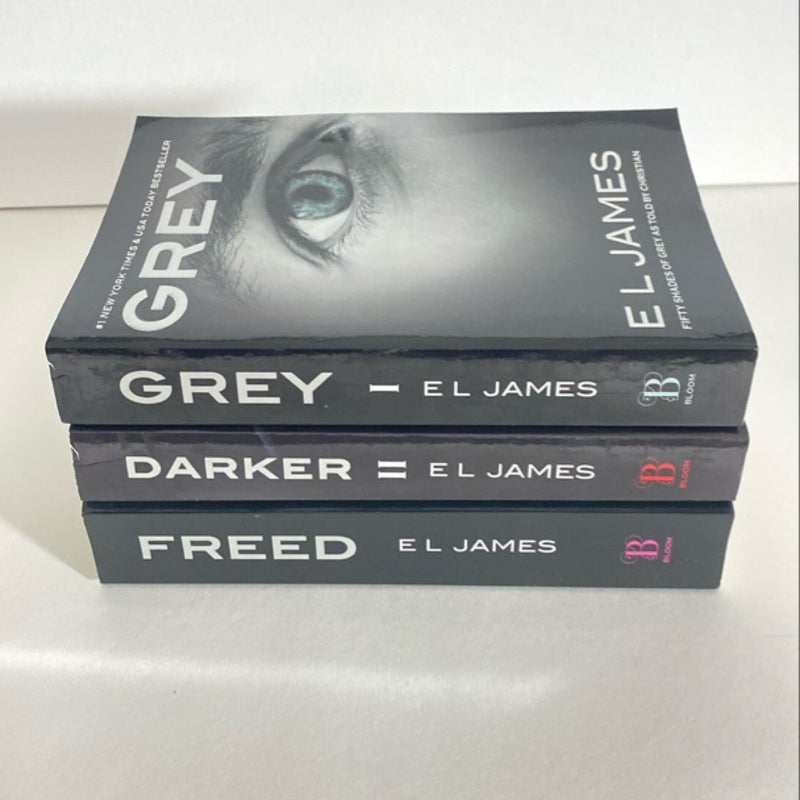 Fifty shades book lot EL James 3 books 