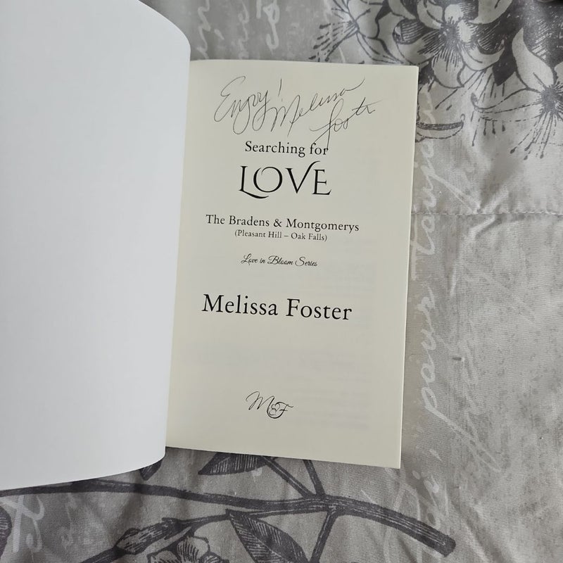 Searching for Love by Melissa Foster signed