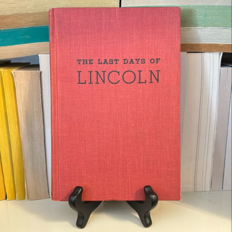 🌟 Vintage-The Last Days of Lincoln 