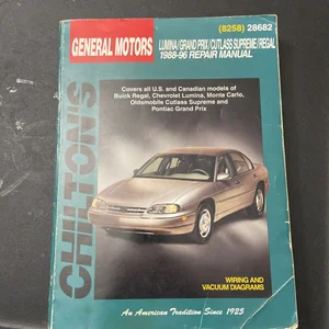 GM Lumina, Grand Prix, Cutlass Supreme, and Regal, 1988-96