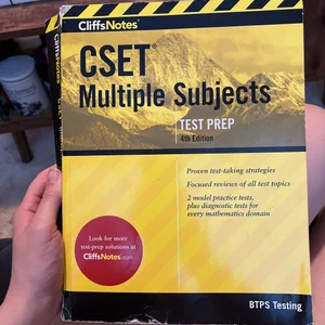 CliffsNotes CSET Multiple Subjects 4th Edition