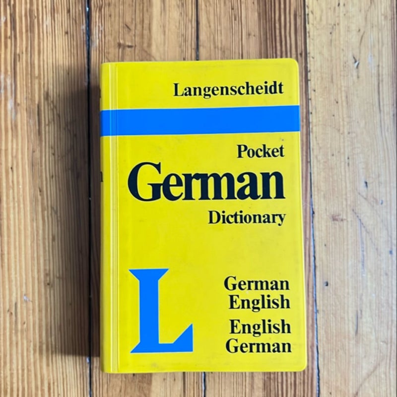 Langenscheidt's Pocket German Dictionary