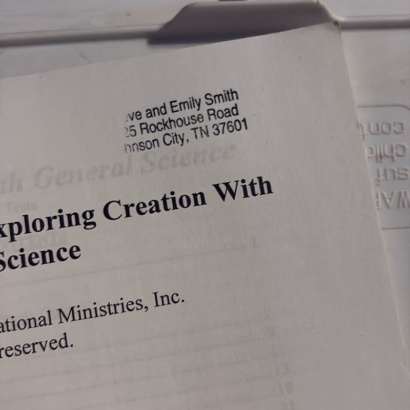 Exploring Creation With General Science