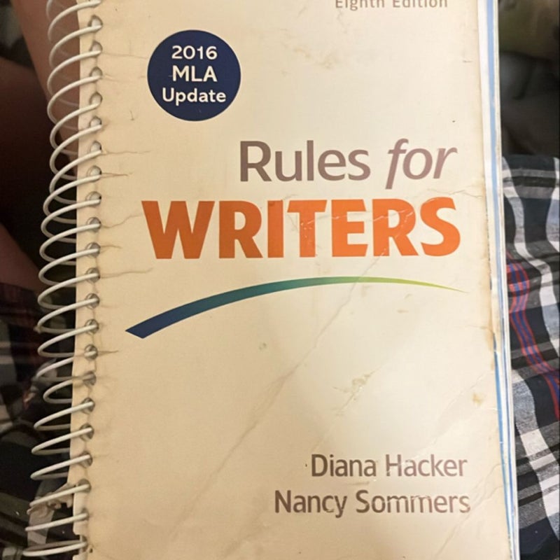 Rules for Writers with 2016 MLA Update