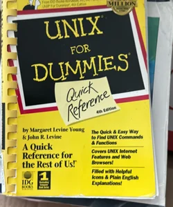UNIX for Dummies Quick Reference