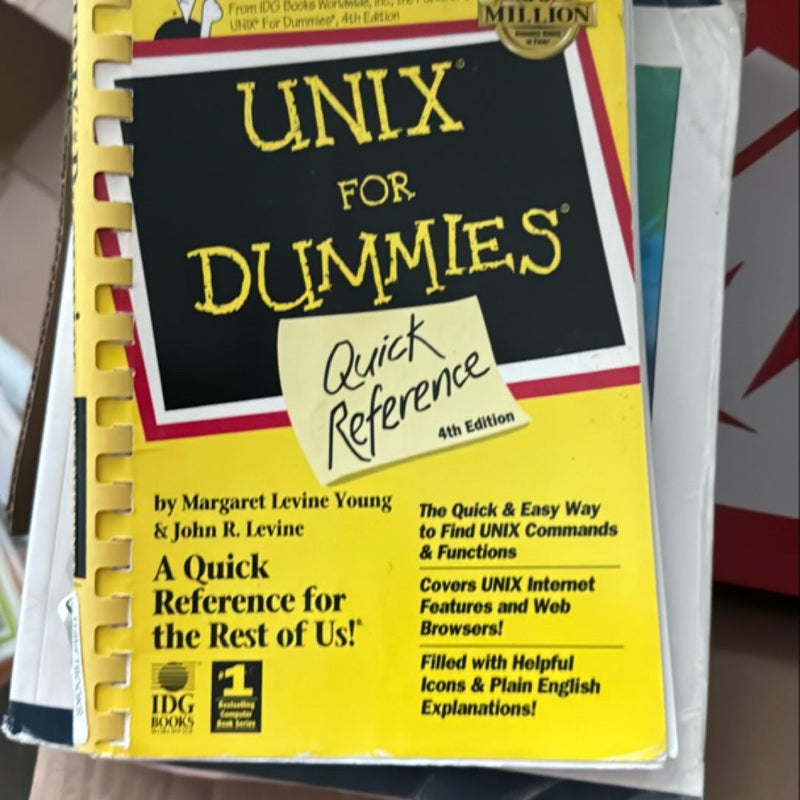 UNIX for Dummies Quick Reference