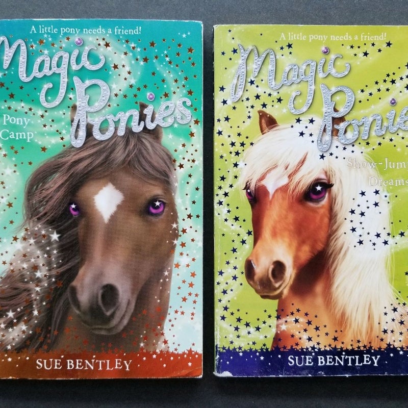 VINTAGE SCHOLASTIC MAGIC PUPPY, PONIES, BUNNY LOT OF 12 BOOKS SUE BENTLEY HOLOS