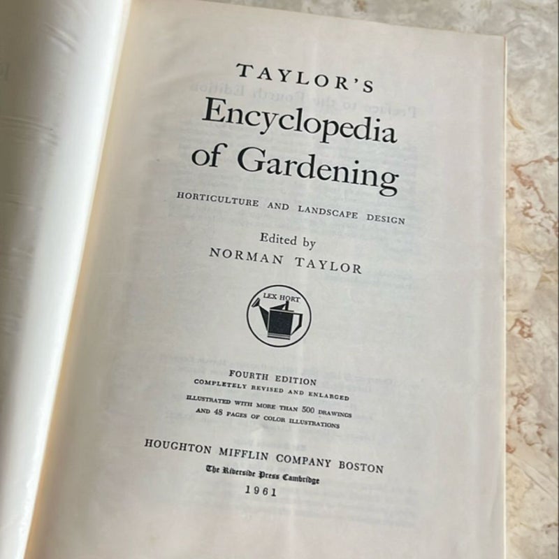 Taylor’s Encyclopedia of Gardening