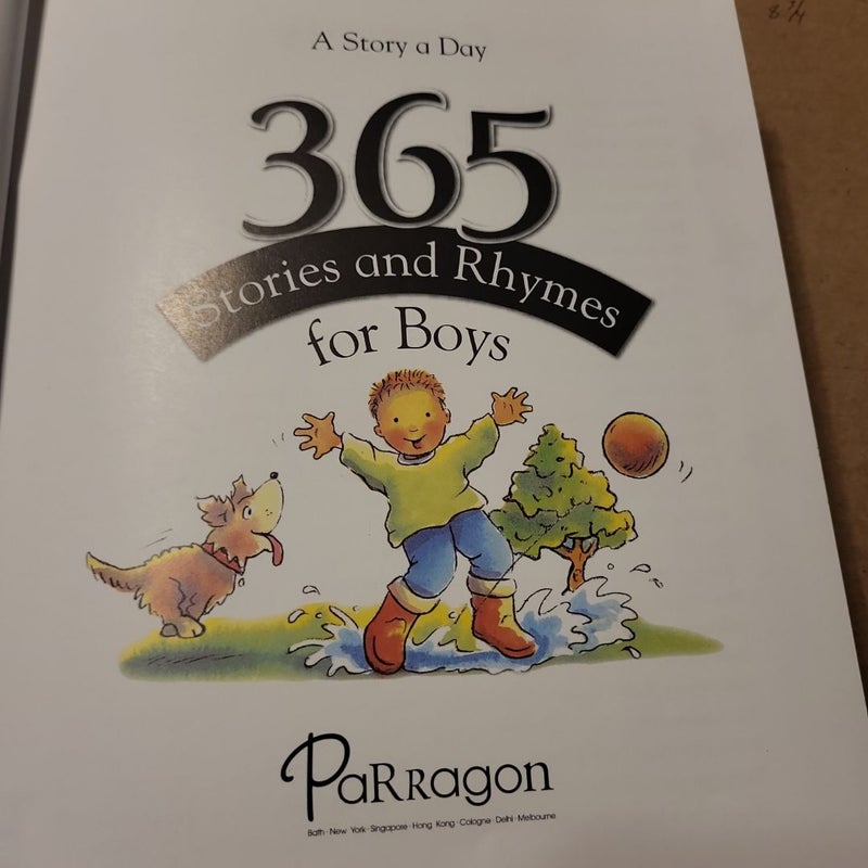365 stories and rhymes for boys