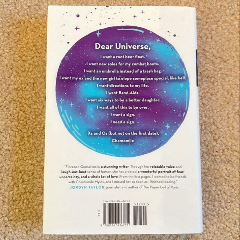 Dear Universe