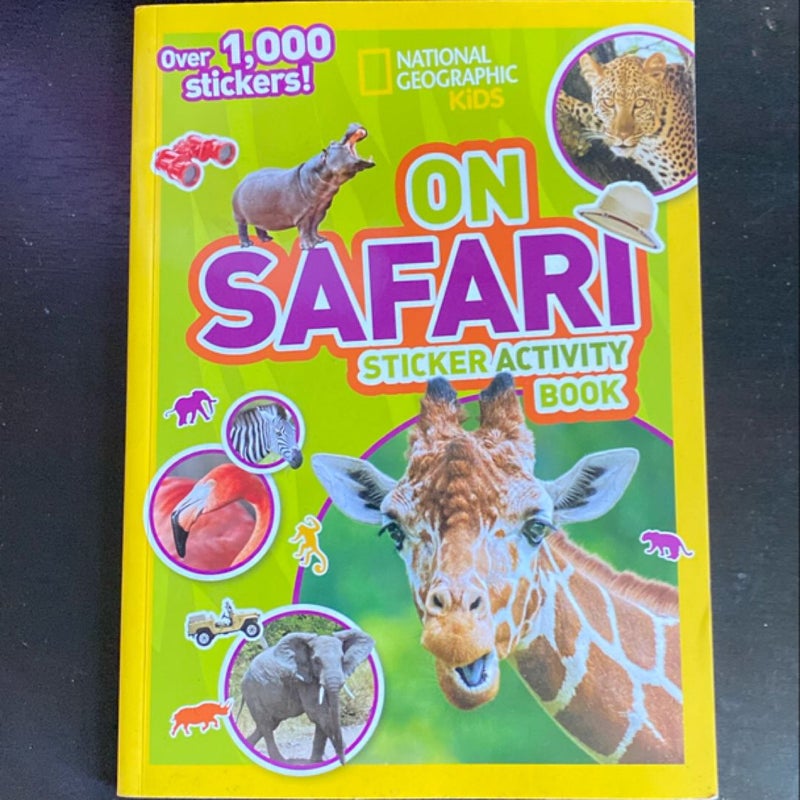 National Geographic Kids on Safari Sticker Activity Book