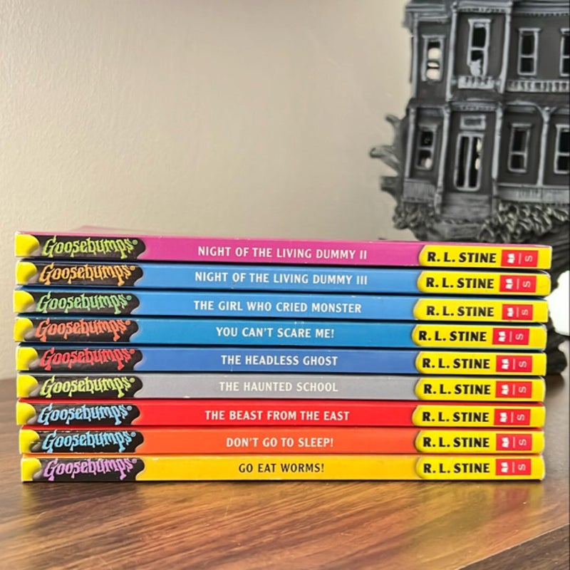 Goosebumps Bundle Book Lot